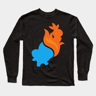 TEAM FIREWATER Symbol (From Monster Mystery Dungeon: Red Rescue Team) Long Sleeve T-Shirt